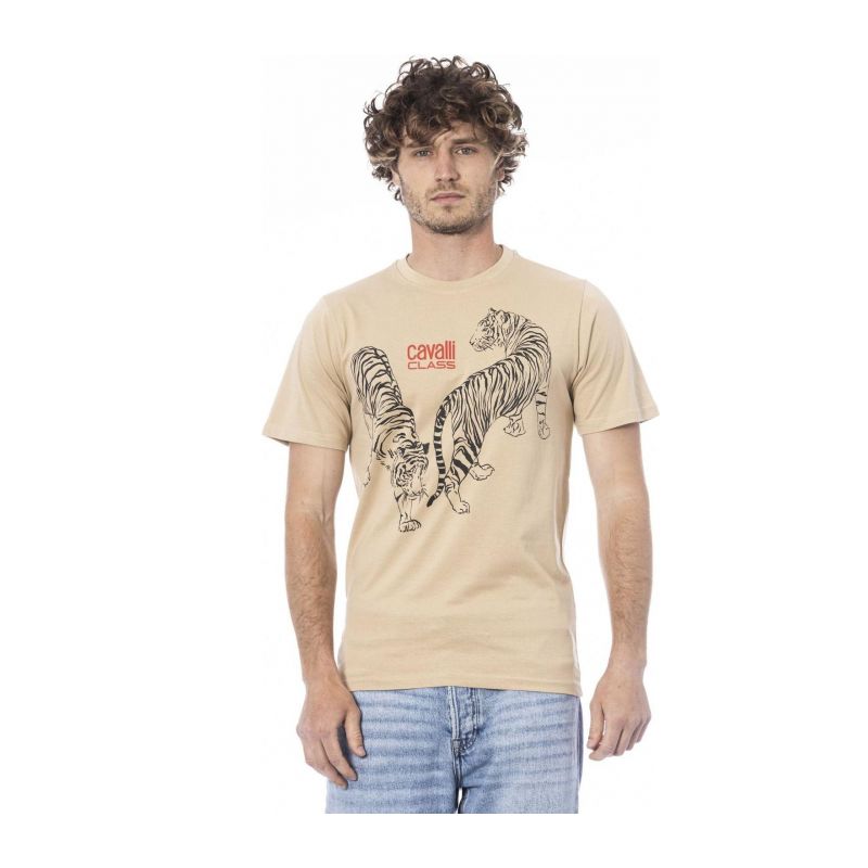 Тениска CAVALLI CLASS QXT62YJD060_00503Sand