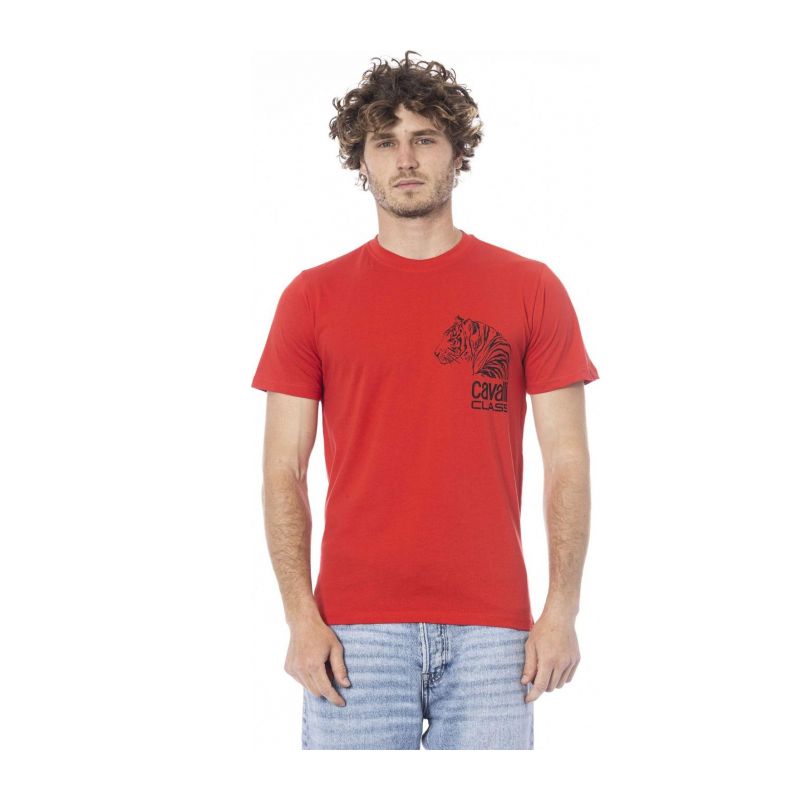 Тениска CAVALLI CLASS QXT63EJD060_02000Red