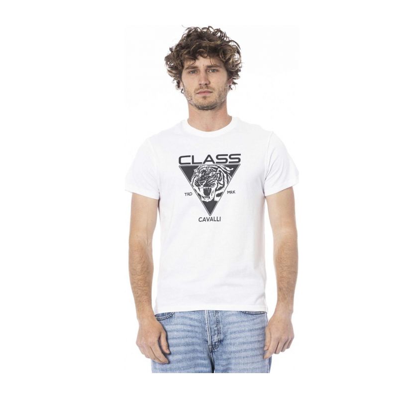 Тениска CAVALLI CLASS CLL2MTS01SXH01E_00053White