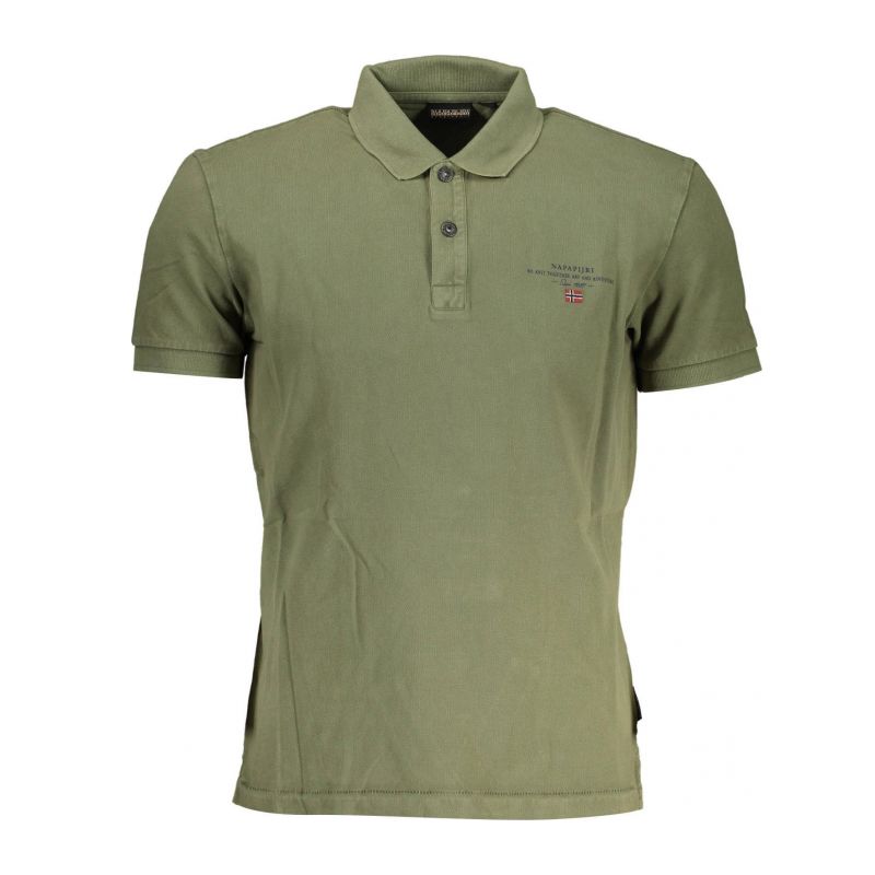 Тениска NAPAPIJRI NP0A4GDLELBASSS4_FFE11D9_VERDEGAE