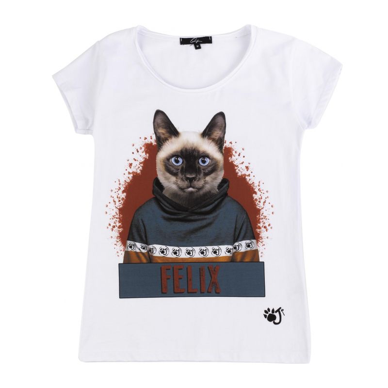 Тениска за момиче OJI TSHIRT-POPFELIXBIANCO