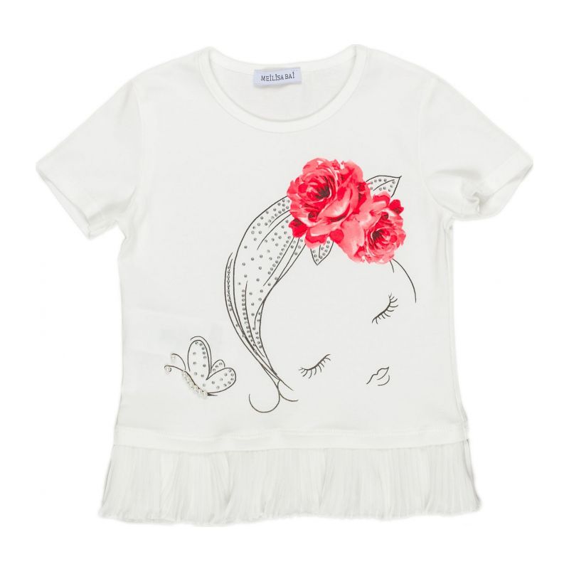 Тениска за момиче MEILISA BAI FL2997PANNA