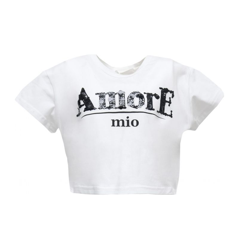 Тениска за момиче FUN&FUN FNBTS14389-OFF-WHITE