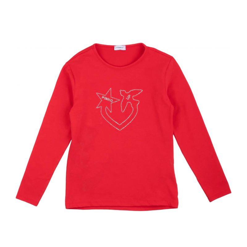Тениска за момиче PINKO F2PIJGTH053-ROSSO