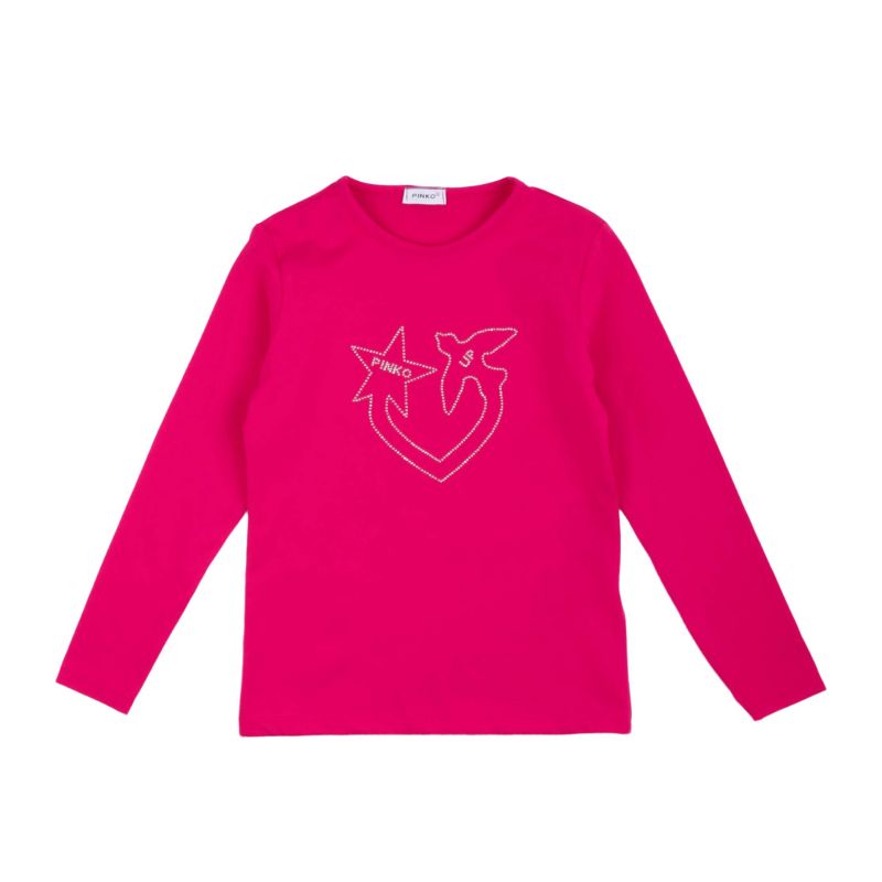 Тениска за момиче PINKO F2PIJGTH053-FUCSIA