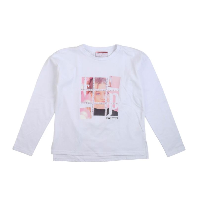 Тениска за момиче PACIOTTI TSPF2202J-V1-BIANCO