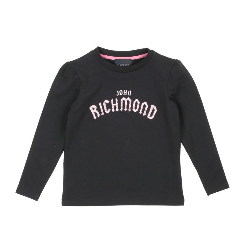 Тениска за момиче JOHN RICHMOND RGA23089TS-BLACK-PINK