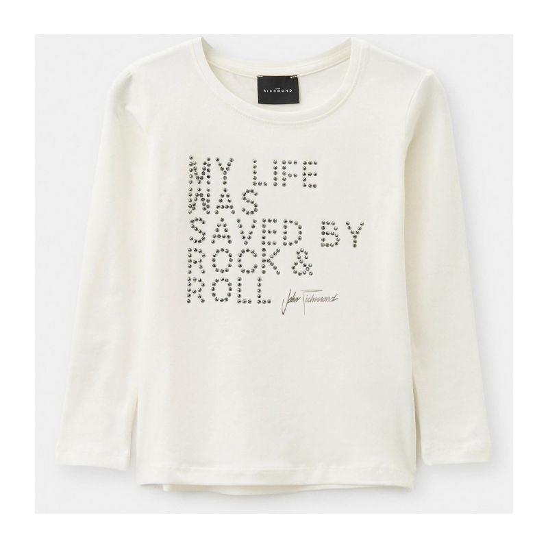 Тениска за момиче JOHN RICHMOND RGA24006TS-OFF-WHITE