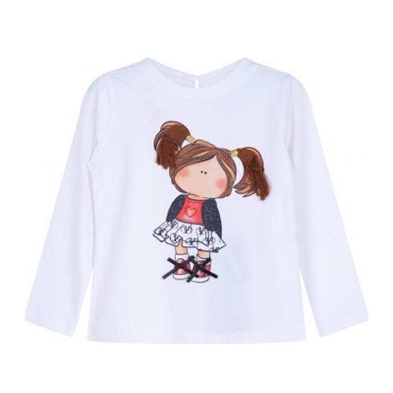 Тениска за момиче FUN&FUN FNTS00380-WHITE