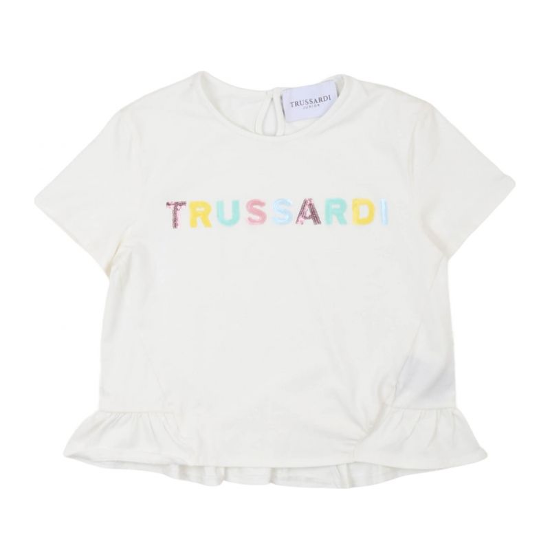 Тениска за момиче TRUSSARDI TGP24048TS-WHITE-SUG