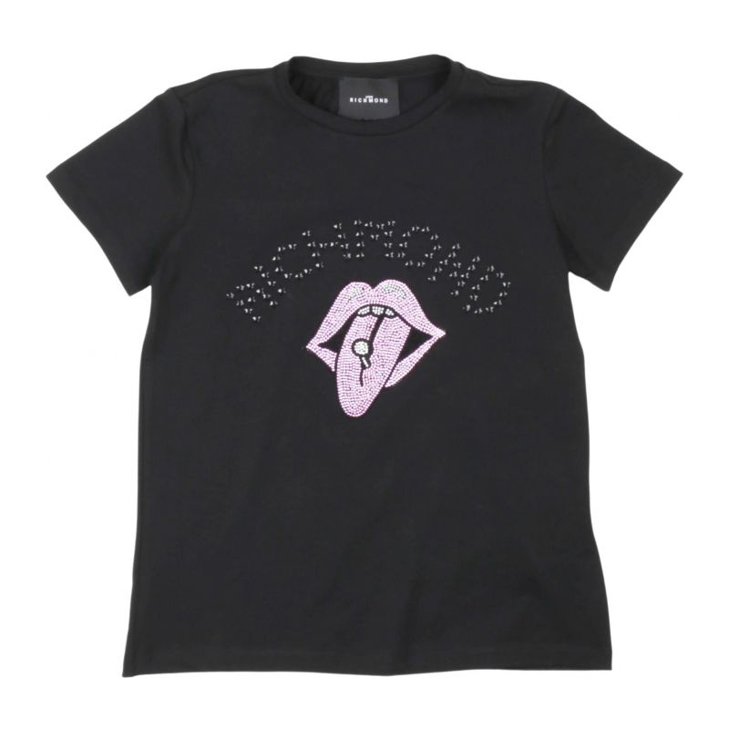 Тениска за момиче JOHN RICHMOND RGA24150TS-BLACK