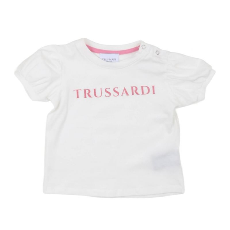 Тениска за момиче TRUSSARDI TIP24004TS-WHITE-S-M