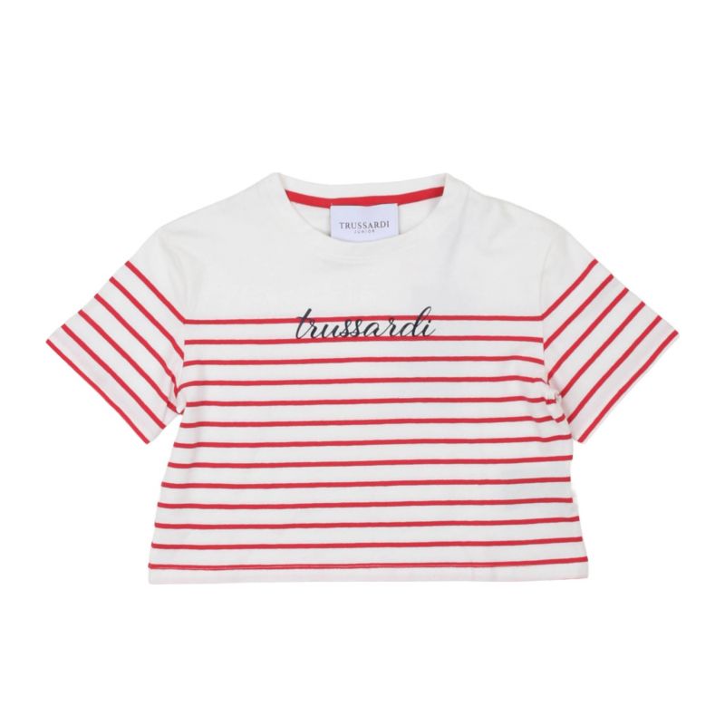 Тениска за момиче TRUSSARDI TGP24028TS-WHITE-S-R