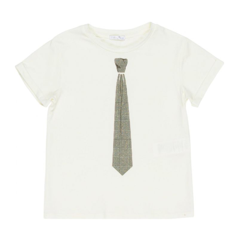 Тениска за момиче LULU BY MISS GRANT LL3314-LATTE