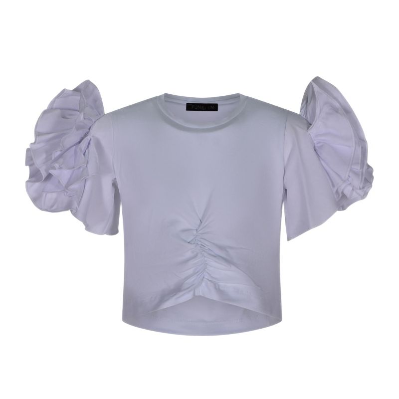 Тениска за момиче FUN&FUN FBTS01383-WHITE