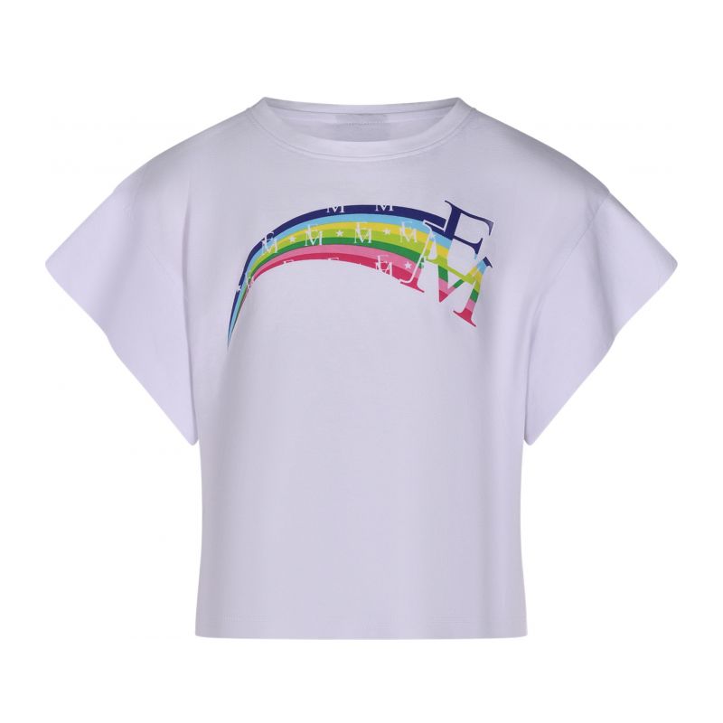 Тениска за момиче MARC ELLIS JMJTS01215-WHITE