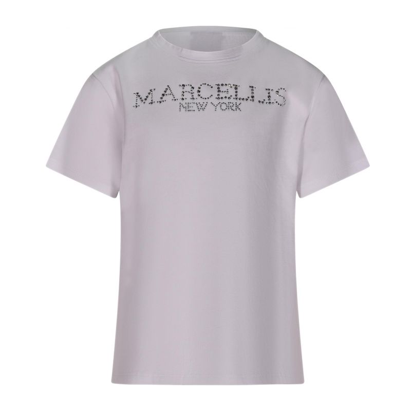 Тениска за момиче MARC ELLIS JMJTS01208-WHITE