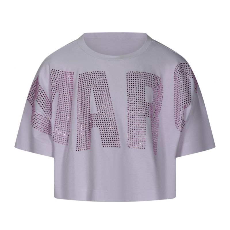Тениска за момиче MARC ELLIS JMJTS01165-WHITE-PINK