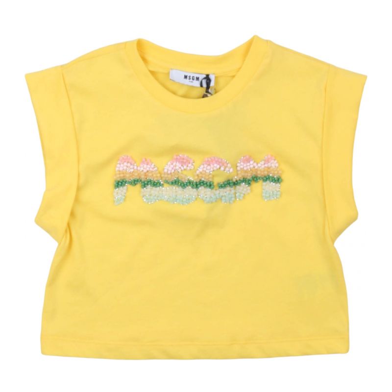 Тениска за момиче MSGM S5MSJGTH242-MS009