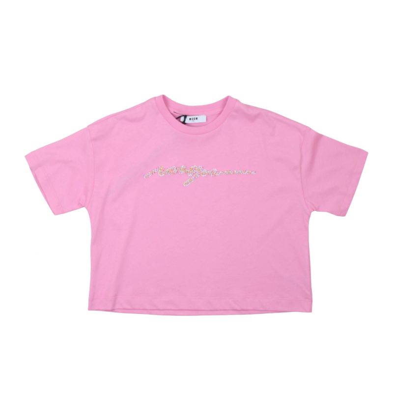 Тениска за момиче MSGM S5MSJGTH219-MS003