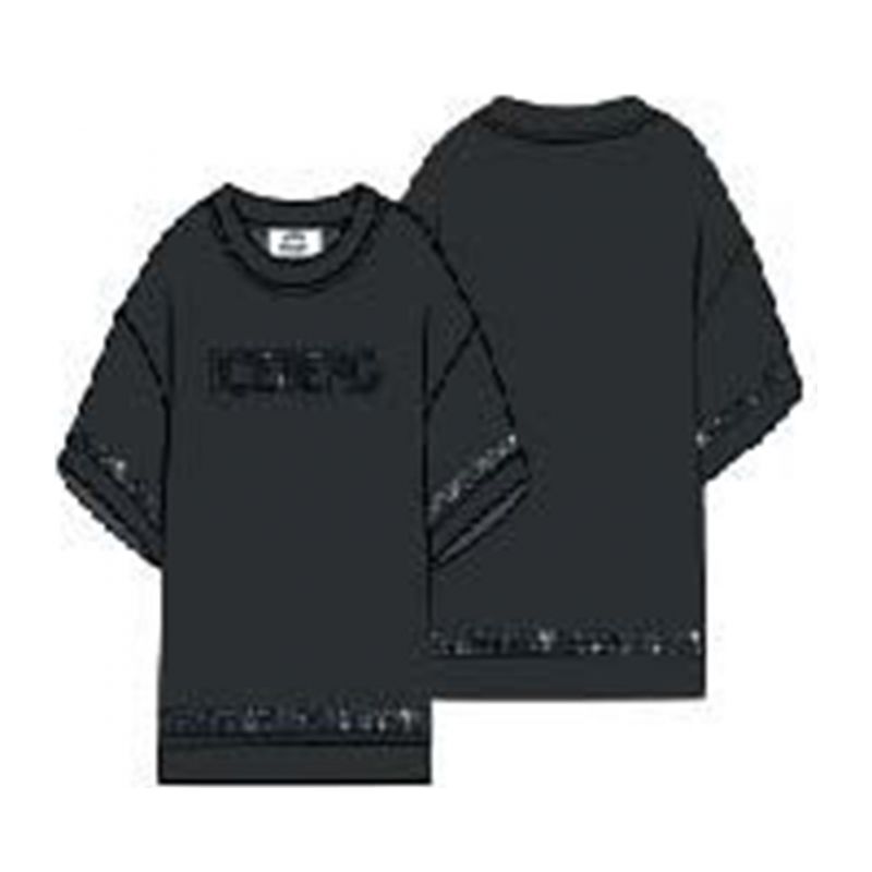 Тениска за момиче ICEBERG TSICE5157J-V1-BLACK
