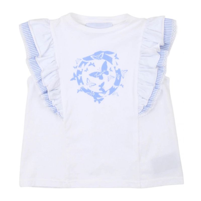 Тениска за момиче TRUSSARDI TGP25122TS-OFF-WHITE