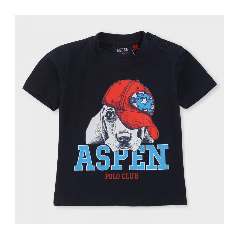 Тениска за момче ASPEN POLO CLUB P23-aspen-polo-club-1076m0357-blue-2107249
