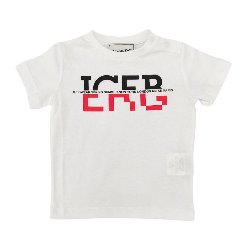 Тениска за момче ICEBERG TSICE4108B-BIANCO