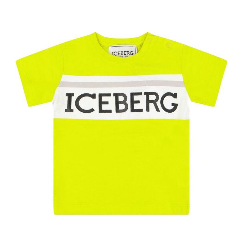 Тениска за момче ICEBERG TSICE4116J-LIME