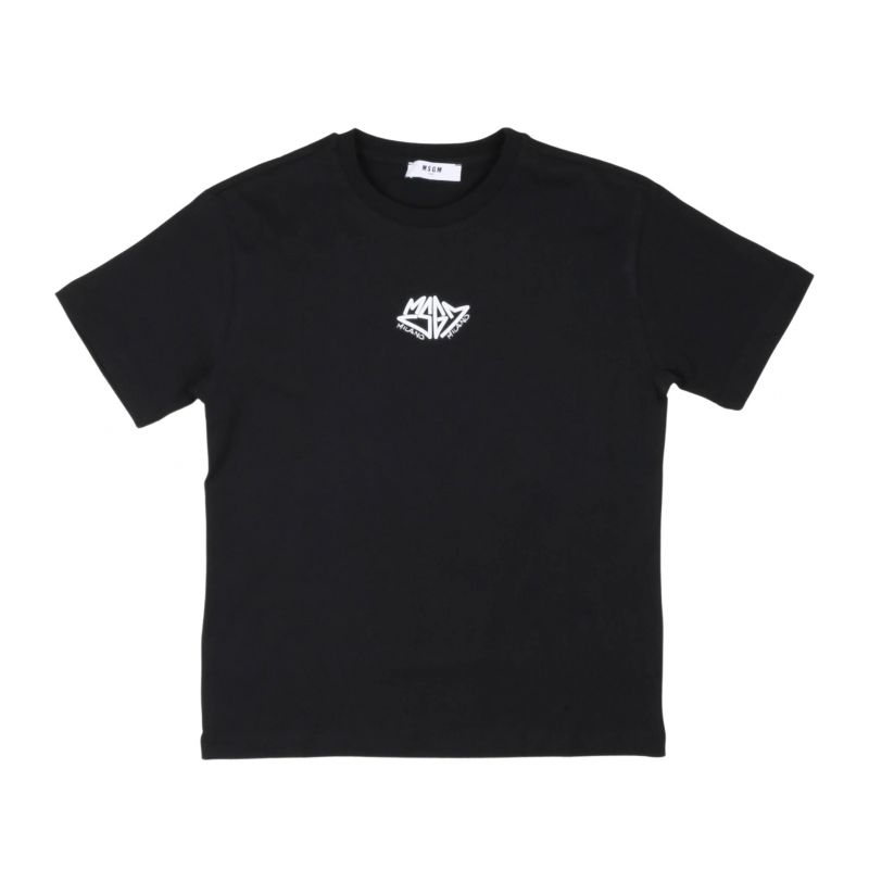 Тениска за момче MSGM F4MSJBTH198-110-NERO