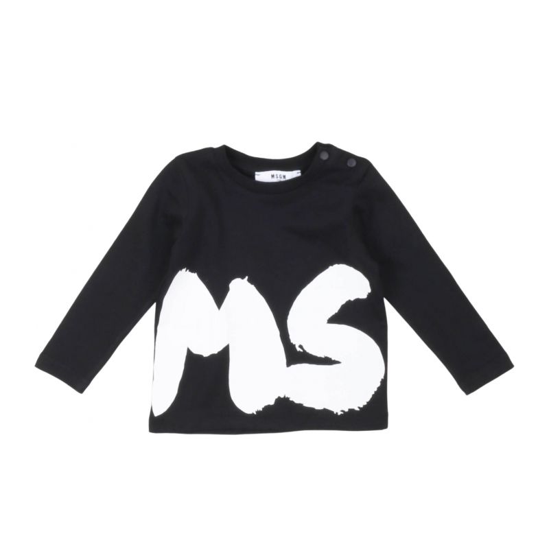 Тениска за момче MSGM F4MSUNTH266-110-NERO