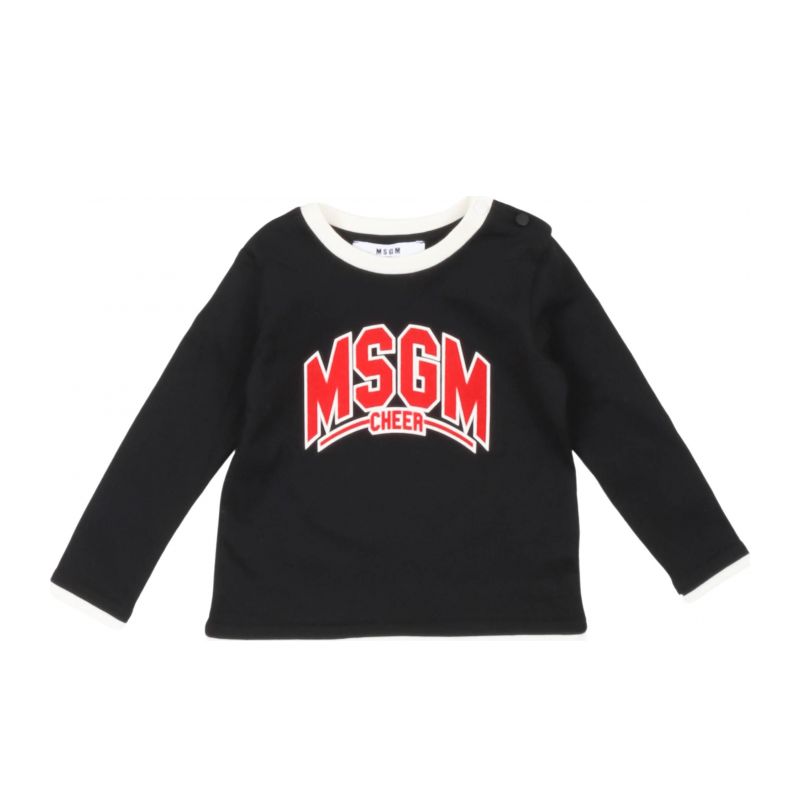 Тениска за момче MSGM F4MSNBTH263-110-NERO