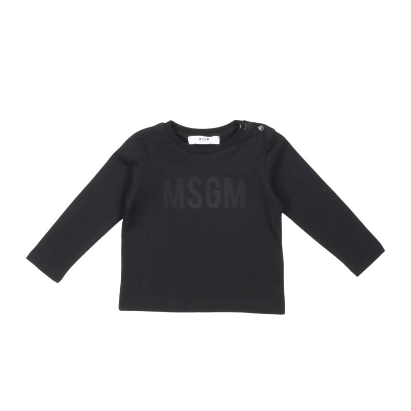 Тениска за момче MSGM F3MSUNTH198-110-NERO