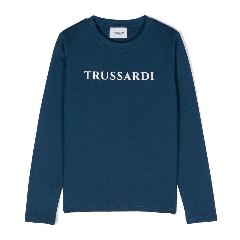 Тениска за момче TRUSSARDI TIA24085TS-BLUE-N-O-W