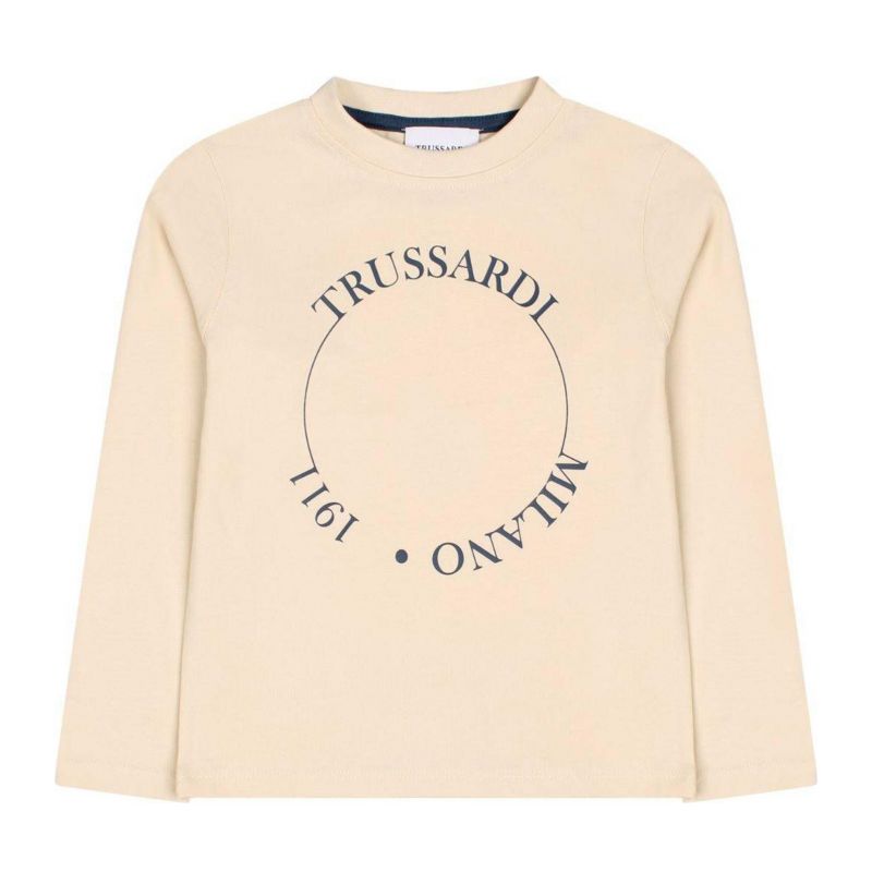 Тениска за момче TRUSSARDI TIA24084TS-BEIGE-L-BL