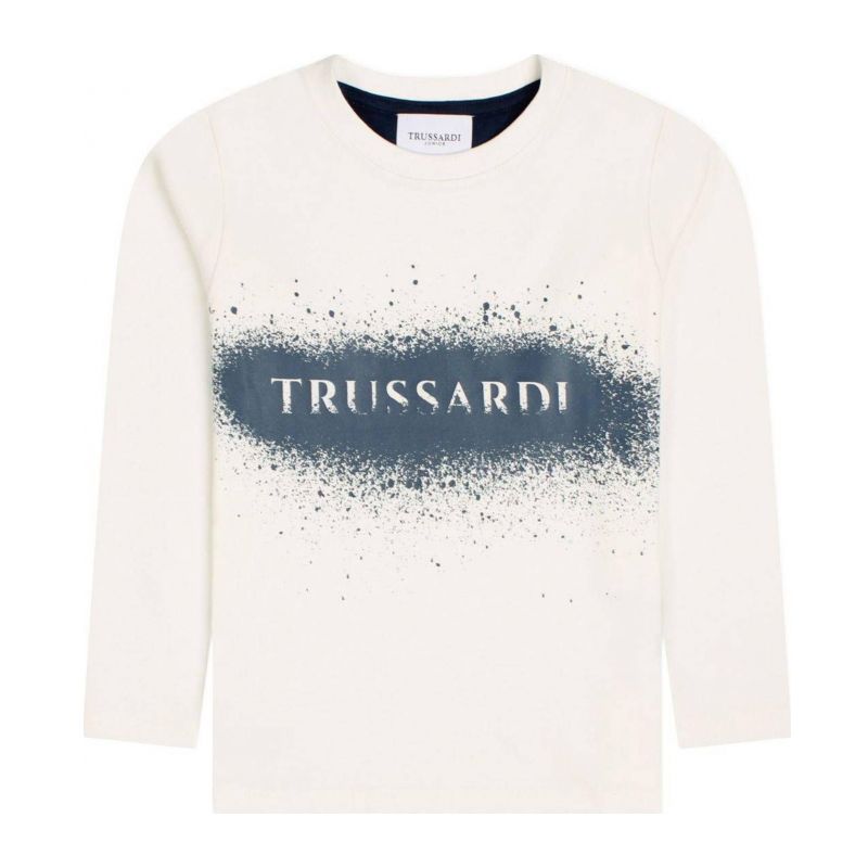 Тениска за момче TRUSSARDI TIA24039TS-O-WHT-BL-N
