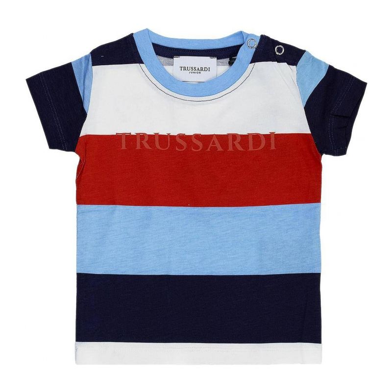 Тениска за момче TRUSSARDI TIP24063TS-S-BLUE-RED