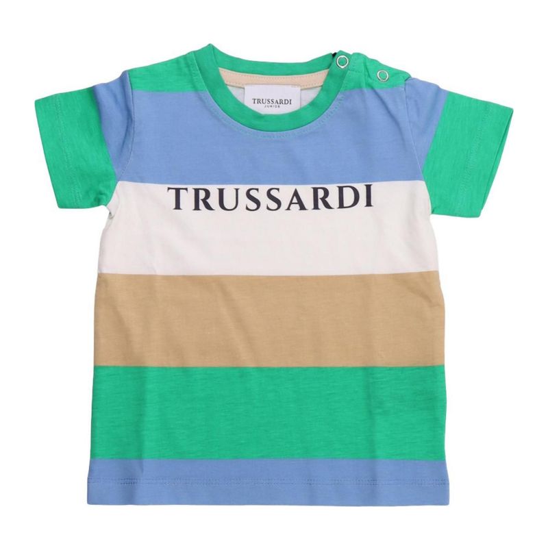 Тениска за момче TRUSSARDI TIP24063TS-S-BEIG-GRN