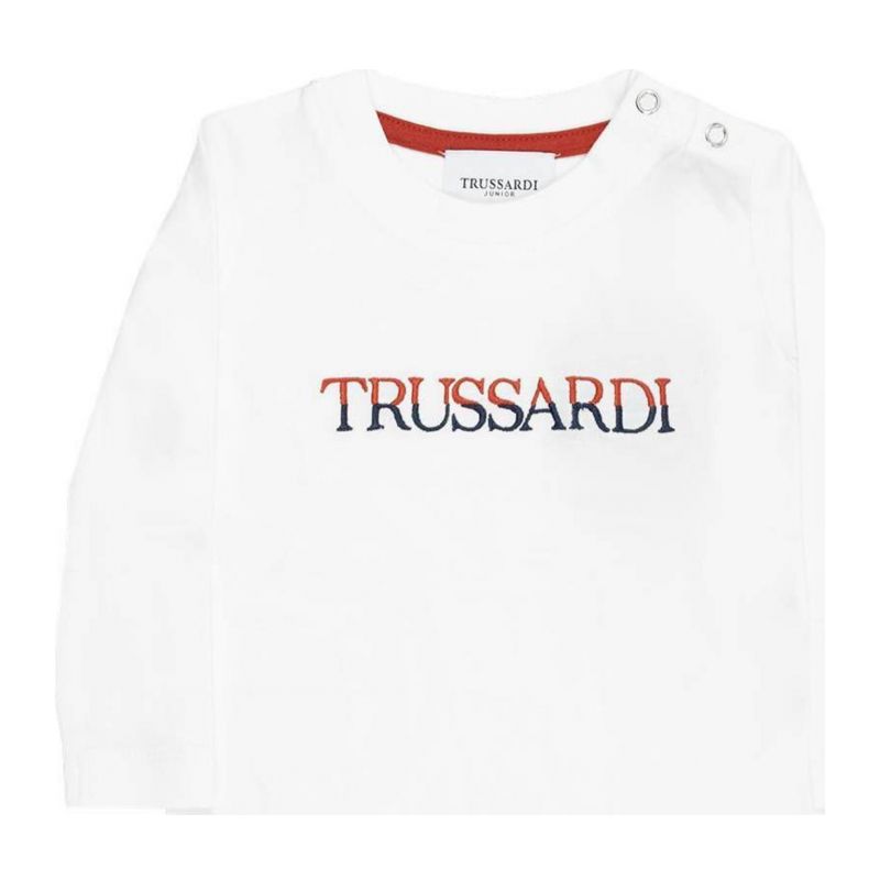 Тениска за момче TRUSSARDI TIP24044TS-WHITE-SUG