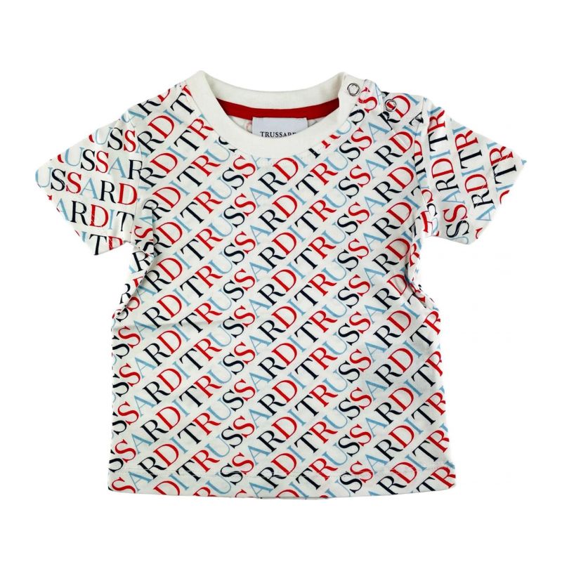 Тениска за момче TRUSSARDI TIP24039TS-LETT-COLOR