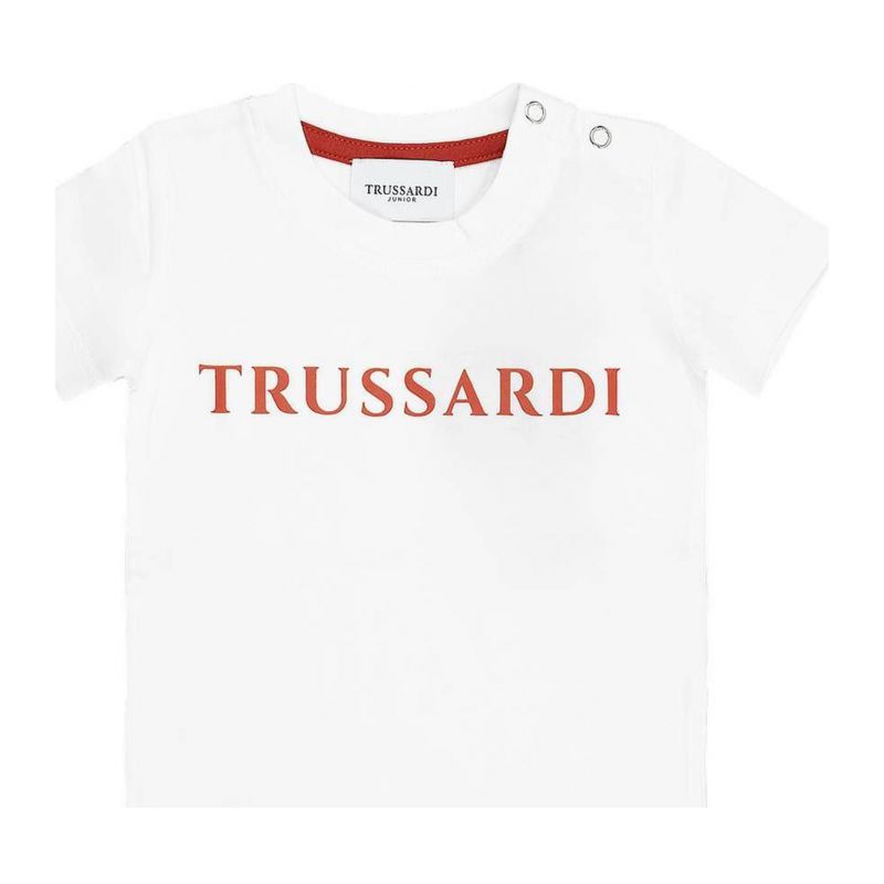 Тениска за момче TRUSSARDI TIP24001TS-WHITE-S-R