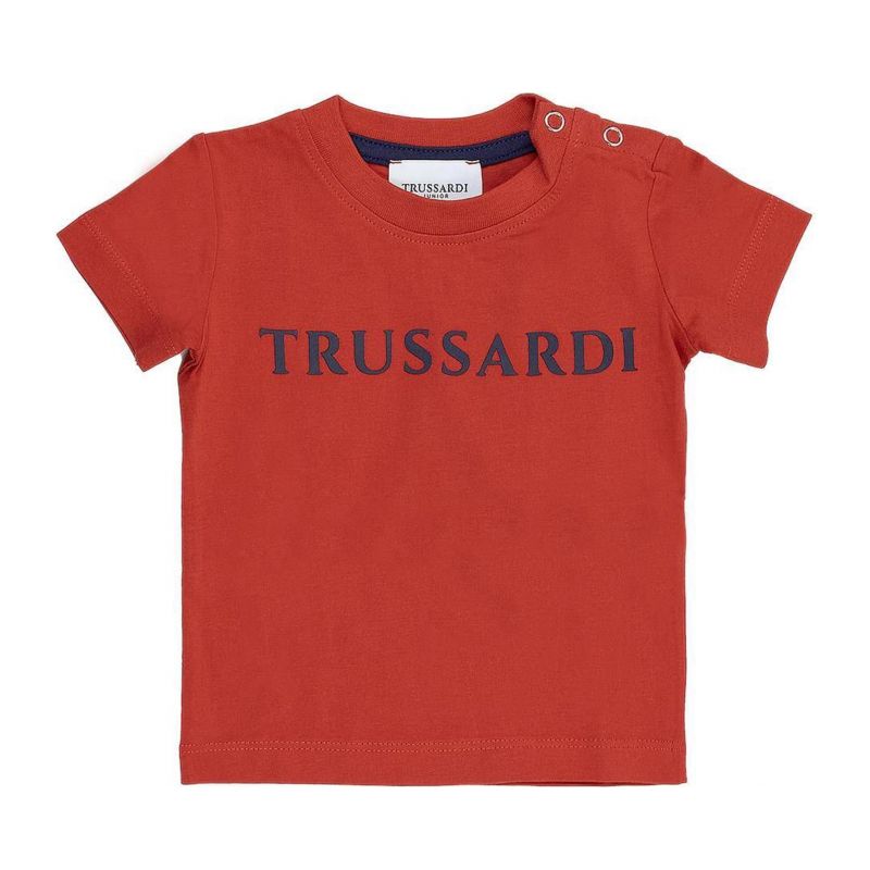 Тениска за момче TRUSSARDI TIP24001TS-RED-BLUE-N