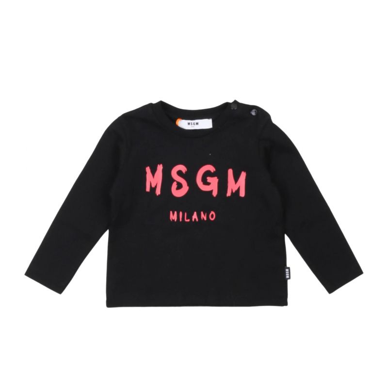 Тениска за момче MSGM F3MSUNTH044-110-02-VANILLA