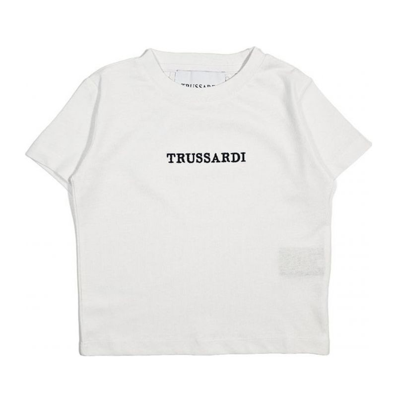 Тениска за момче TRUSSARDI TBP23033TS-WHITE-BLUE