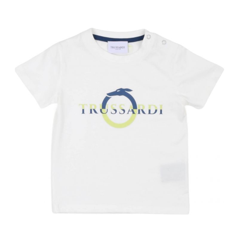 Тениска за момче TRUSSARDI TIA24003TS-OFF-WHITE