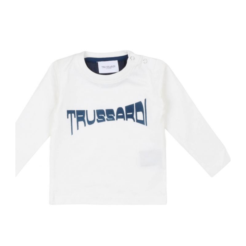 Тениска за момче TRUSSARDI TIA24115TS-O-WHT-BL-N