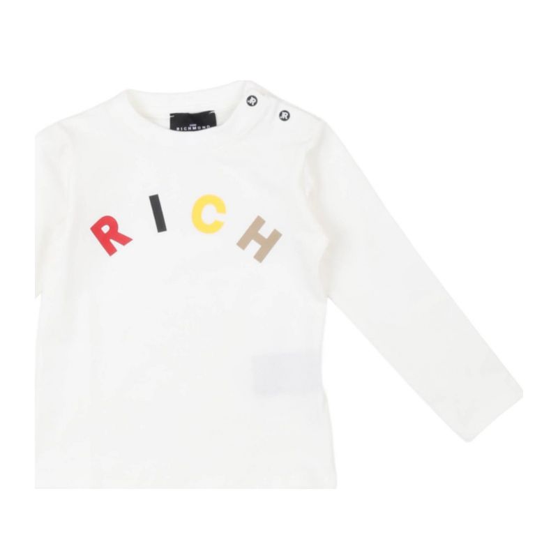 Тениска за момче JOHN RICHMOND RIA24066TS-OFF-WHITE