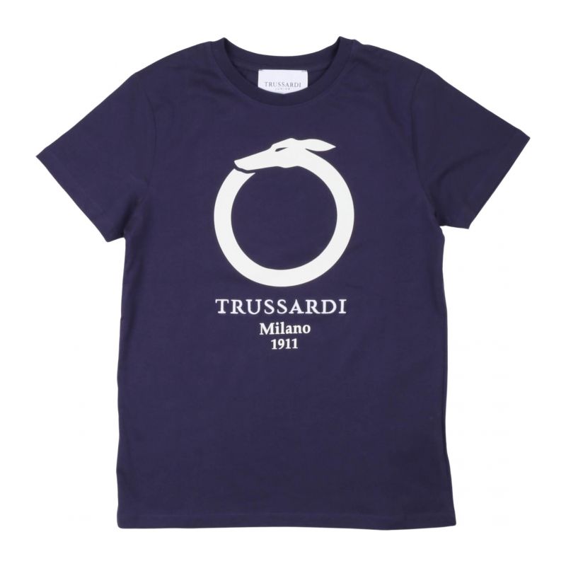 Тениска за момче TRUSSARDI TBP24099TS-BLUE-N-W-S