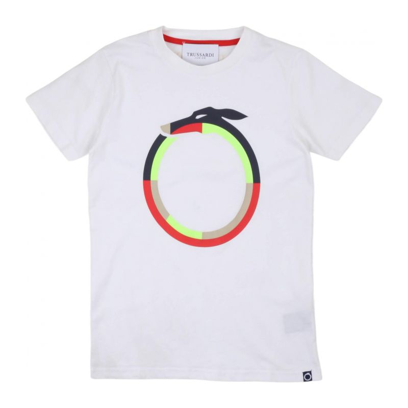 Тениска за момче TRUSSARDI TBP24132TS-OFF-WHITE
