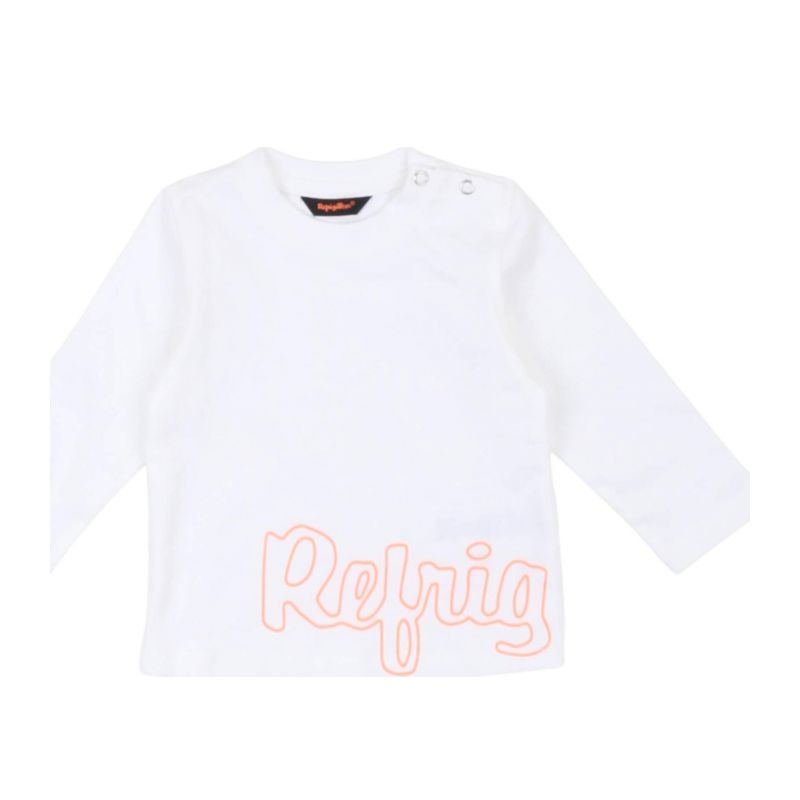 Тениска за момче REFRIGIWEAR RWN845-BIANCO-ARANCIO-FLUO